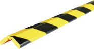 Warn- und Schutzprofil Typ W, gelb/schwarz, 14x26 mm, Länge 5 m 