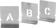 Malerschablonen, Einzelbuchstaben von A-Z, Großbuchstaben, 500 mm 