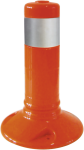 Flexipfosten orange mit reflekt. Streifen, Polyurethan, Ø 80 mm, Höhe 300 mm 