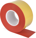 Bodenmarkierungsband WT-500 mit abgeschrägten Kanten, PVC, Rot, 75 mm x 10 m 