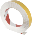 Bodenmarkierungsband WT-500 mit abgeschrägten Kanten, PVC, Rot/Weiß,50 mm x 25 m 