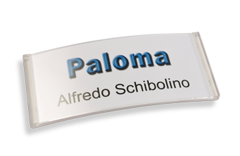 Paloma Win, Kunststoff transluzent klar, 34mm hoch 